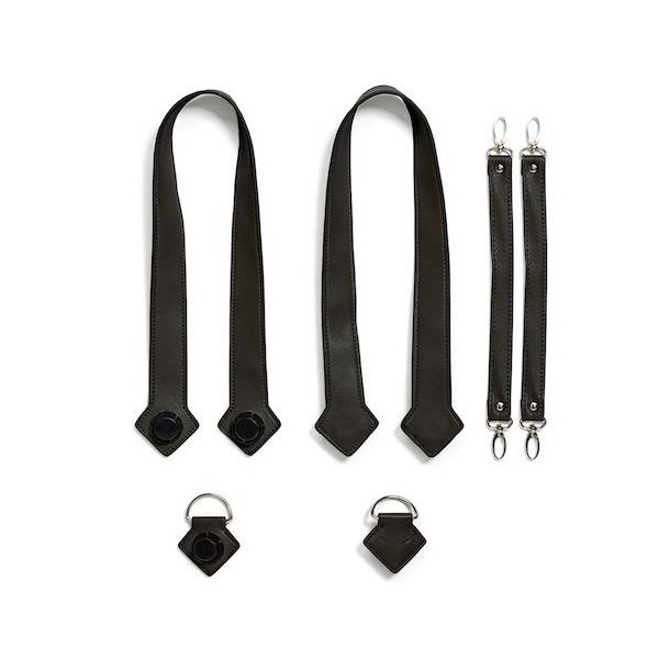 

MyMia Набор ручки, фиксаторы, ремни на коляску, черный (NV8803BLACK), Чёрный