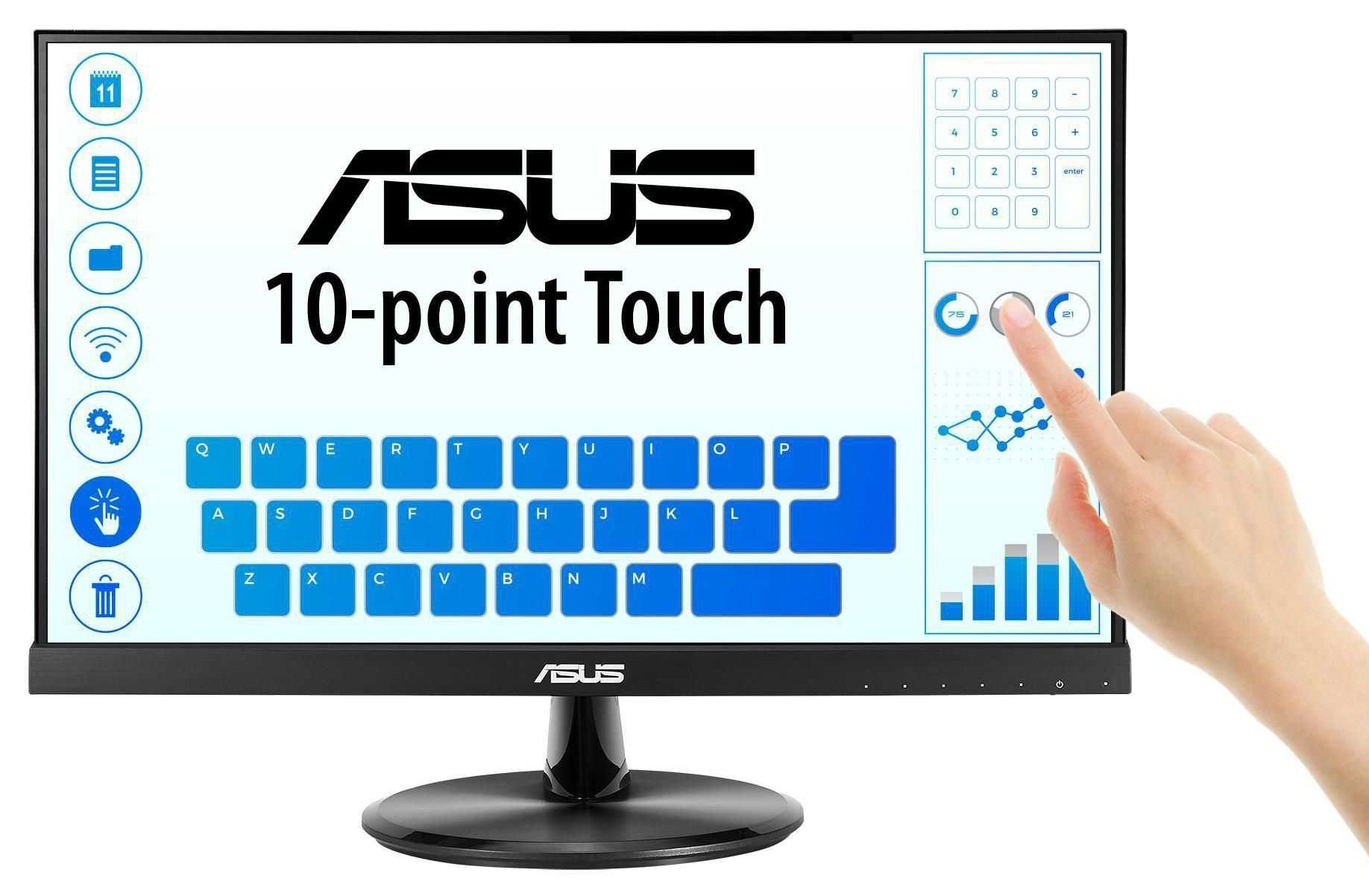 

ASUS VT229H, Чёрный