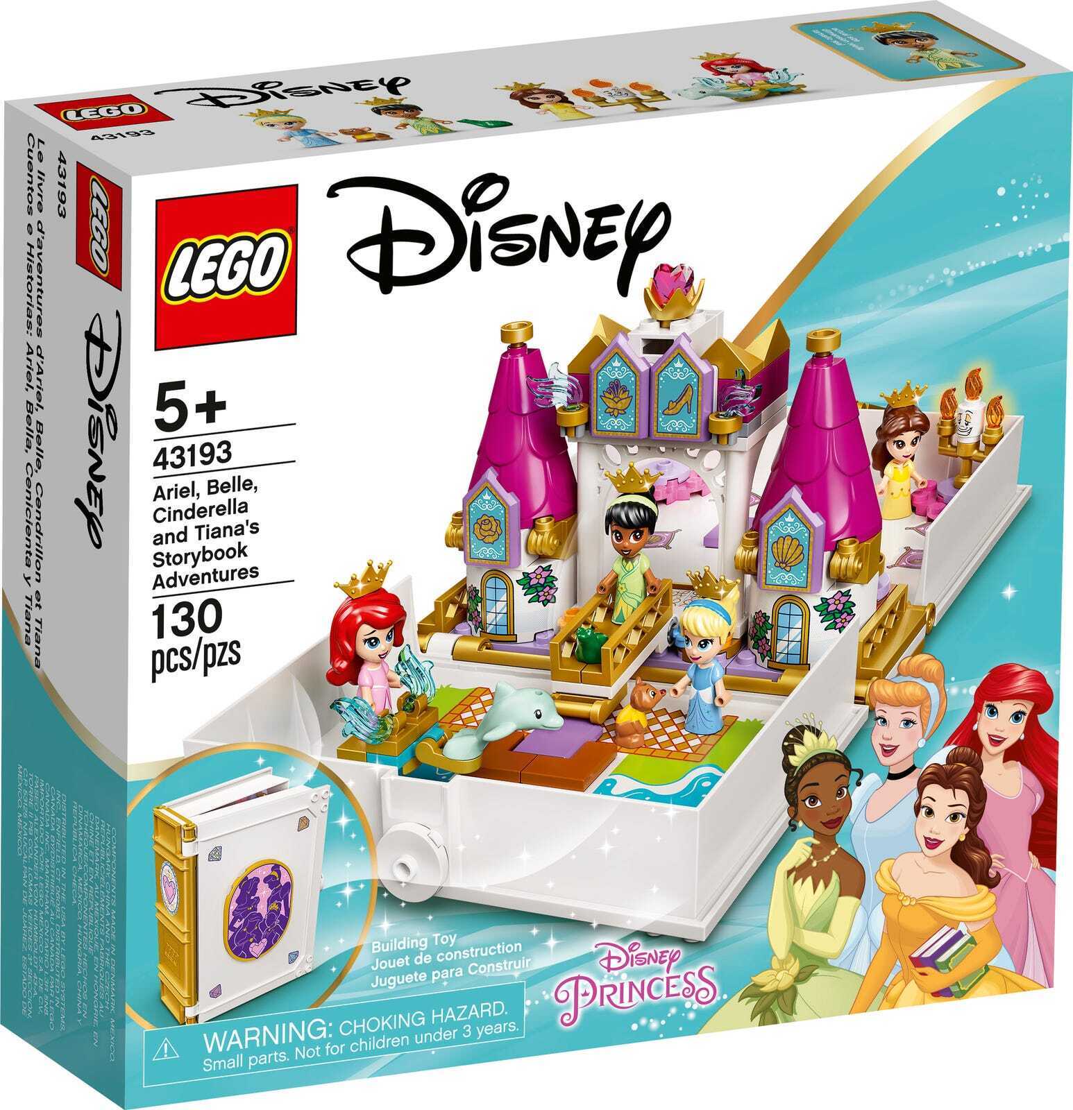 

LEGO Disney Princess Книга сказочных приключений Ариэль, Белль, Золушки и Тианы (43193)