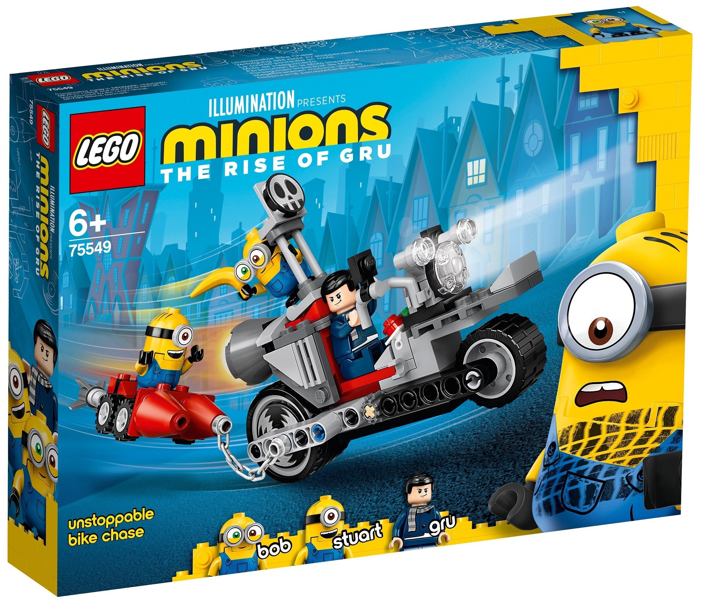 

LEGO Minions Неудержимая погоня на мотоцикле (75549), Разноцветный