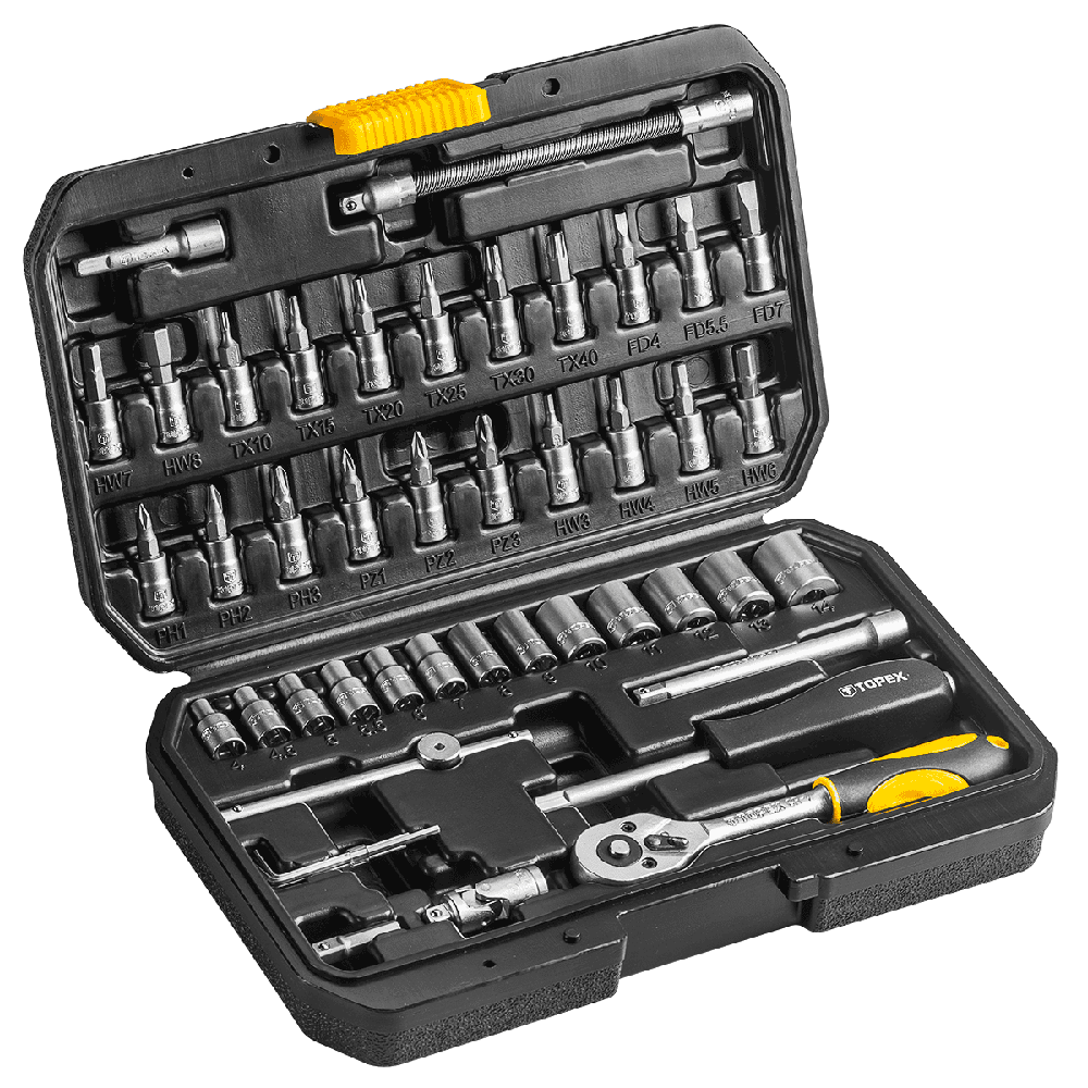 

TOPEX 1/4" CrV, 46 шт. (38D640)