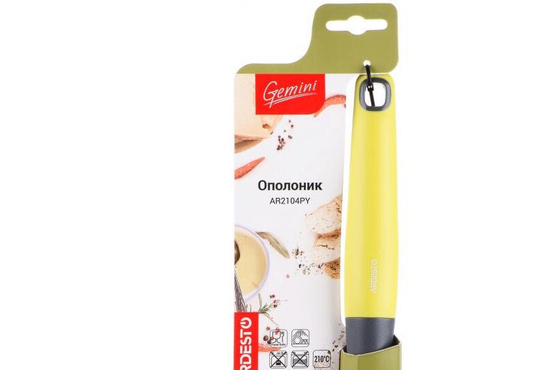 

ARDESTO Половник Gemini серо-желтый (AR2104PY), Жёлтый