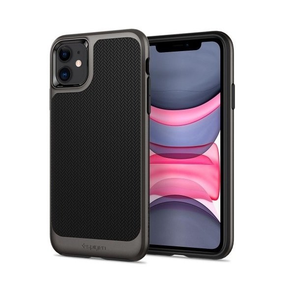 

Spigen для iPhone 11 Neo Hybrid Gunmetal (076CS27193), Чёрный