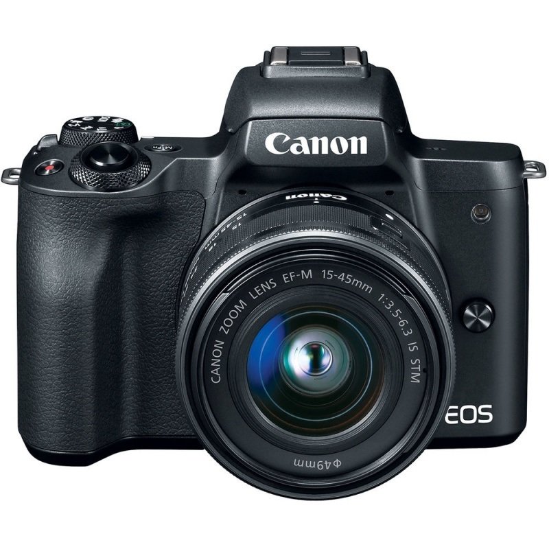 

CANON EOS M50 + 15-45mm IS STM Web Kit Black (2680C060WCK, Чёрный