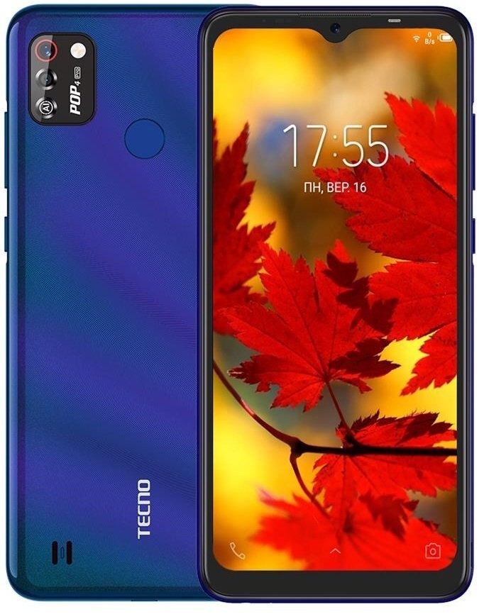 

TECNO POP 4 Pro (BC3) 1/16Gb Dual SIM Cosmic Shine, Синий