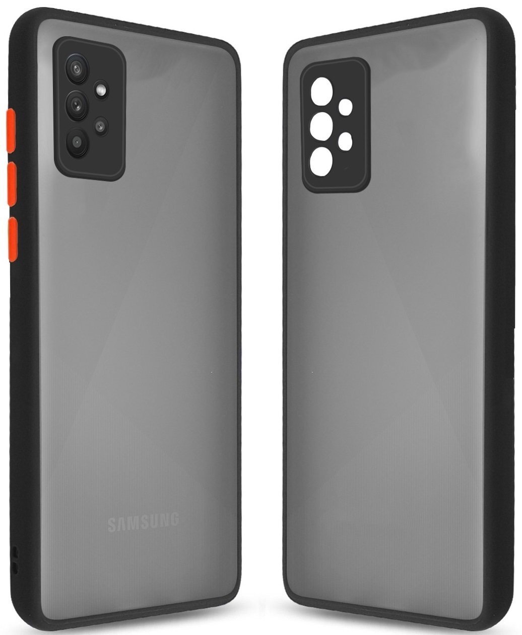 

MakeFuture для Galaxy A72 Frame Matte PC+TPU Black (MCMF-SA72BK), Чёрный