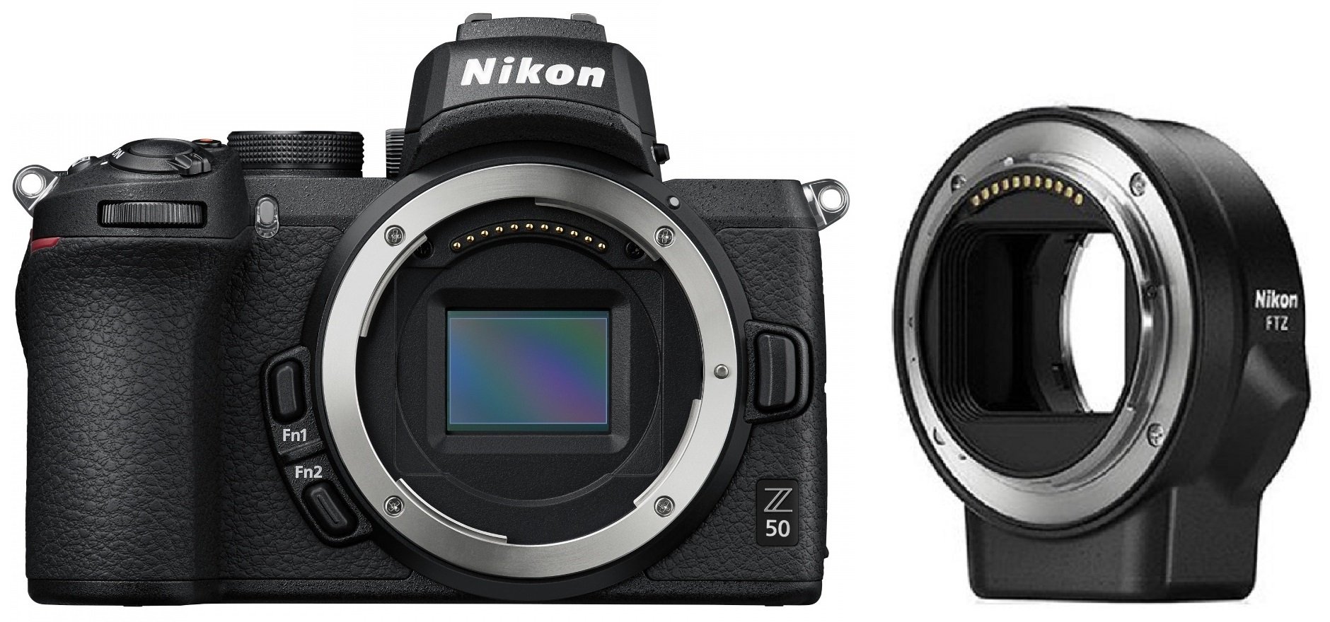 

NIKON Z50 Body + FTZ Mount Adapter (VOA050K003), Чёрный