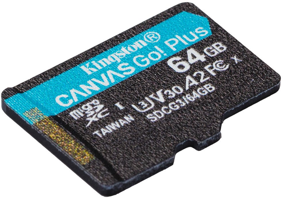 

KINGSTON microSDXC 64GB Canvas Go Plus 170R A2 U3 V30 (SDCG3/64GBSP)