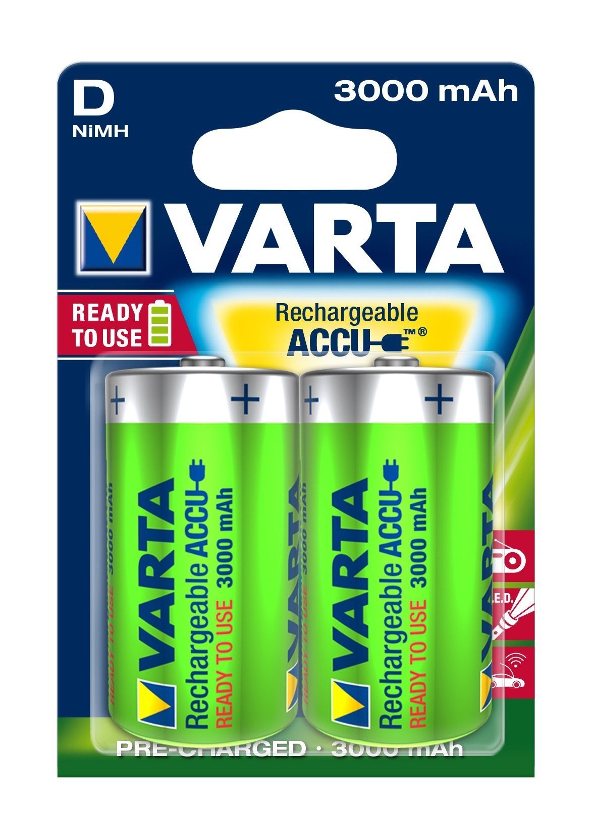 

VARTA POWER 2xD 3000mAh Ni-Mh