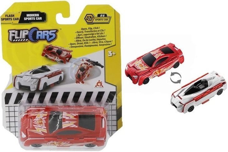 

Flip Cars 2 в 1 Спорткар молния и Современный спортивный (EU463875B-06), Разноцветный