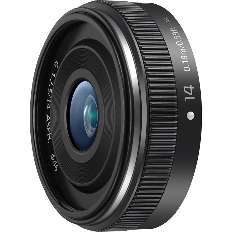 

PANASONIC 14mm f/2.5 (H-H014AE-K) Black