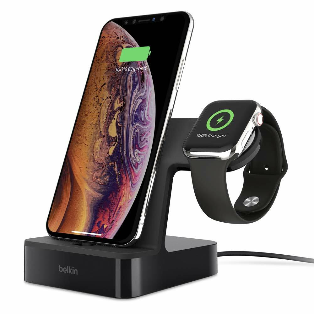 

BELKIN PowerHouse iWatch( 1A) + iPhone (2.4A) Black