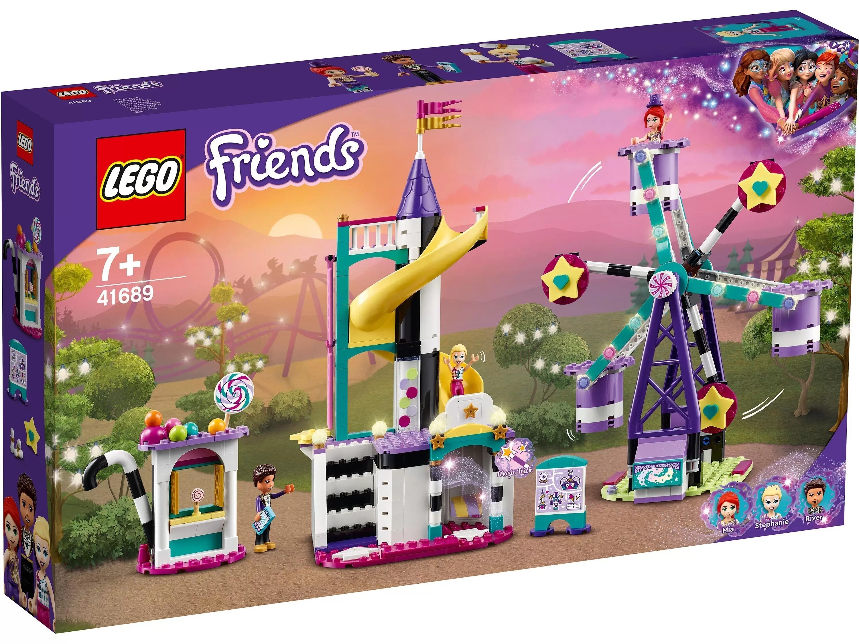 

LEGO Friends Волшебное колесо обозрения и горка (41689)