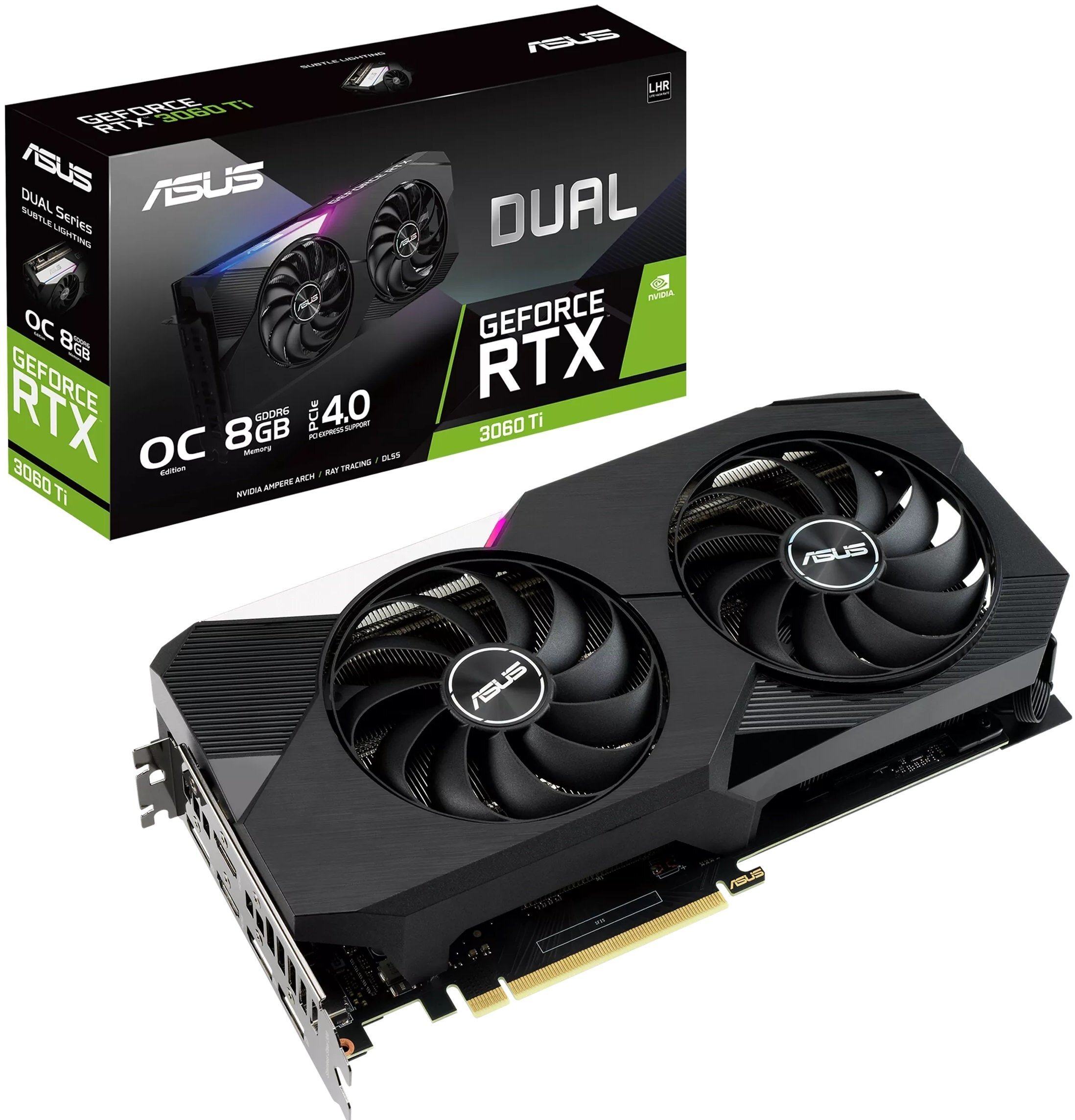 

ASUS GeForce RTX 3060Ti DUAL OC MINI V2 LHR (DUAL-RTX3060TI-O8G-MINV2)