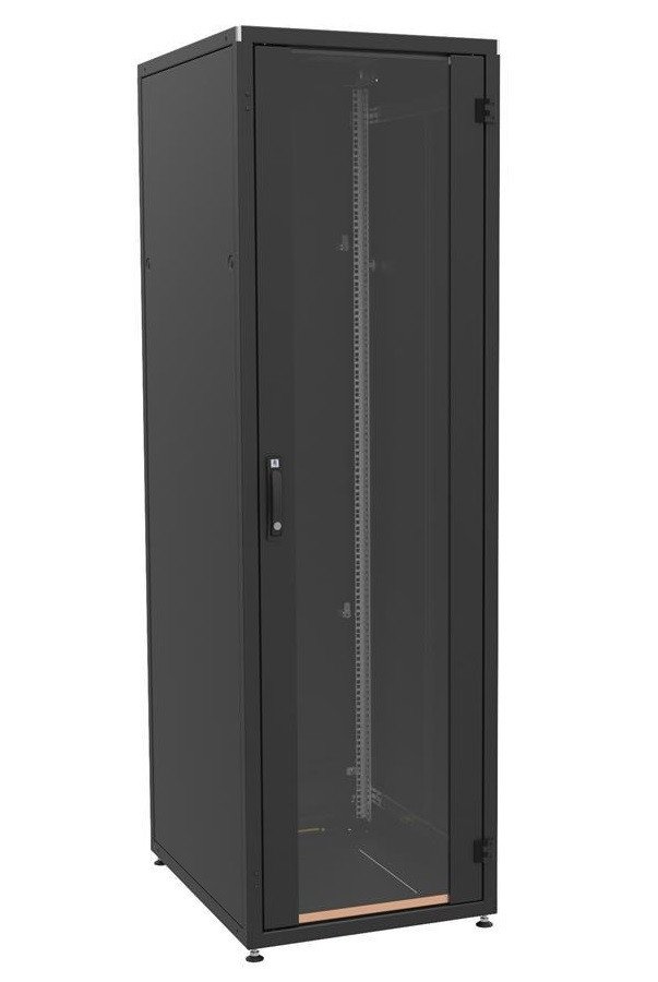 

ZPAS 19" 24U 600x600, стекл.дверь WZ-, черный (IT-246060-69AA-2-161-FP)