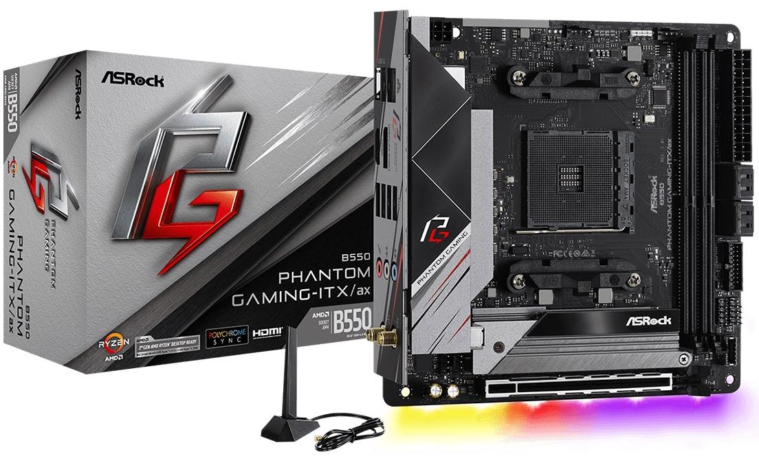 

AsRock B550 PHANTOM GAMING-ITX/AX sAM4