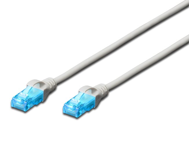 

DIGITUS cat.5e UTP,0.25м,AWG 26/7 серого цвета (DK-1511-0025)