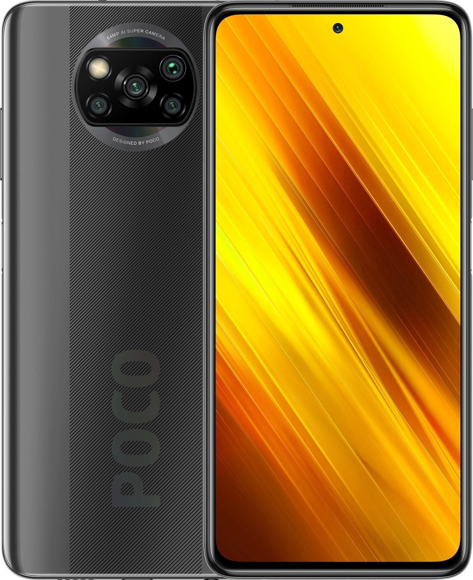 

Poco X3 6/64Gb Shadow Gray (M2007J20CG), Cерый