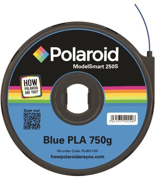 

POLAROID 1.75мм/0.75кг PLA ModelSmart 250s, синий (3D-FL-PL-6017-00)