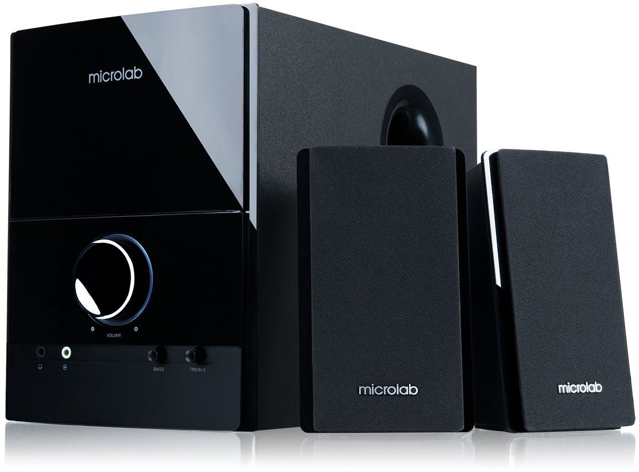 

MICROLAB M-500 2.1 Black, Чёрный