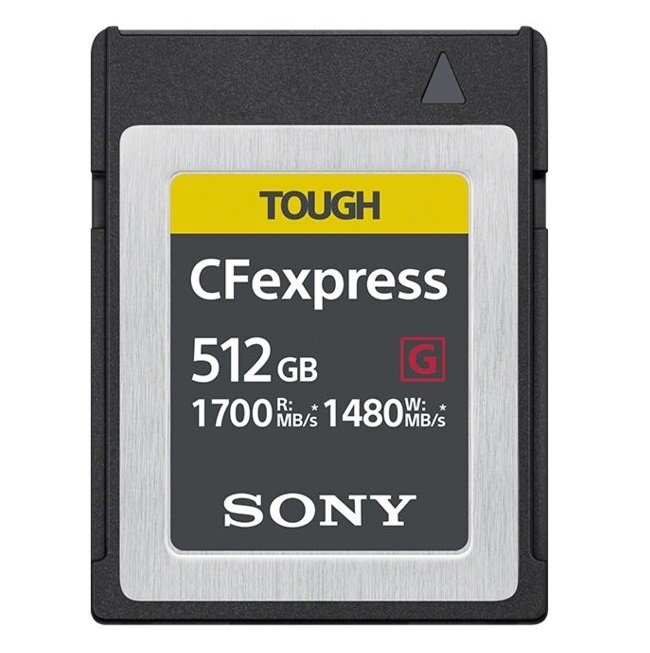 

SONY CFexpress Type B 512GB R1700/W1480 (CEBG512.SYM)
