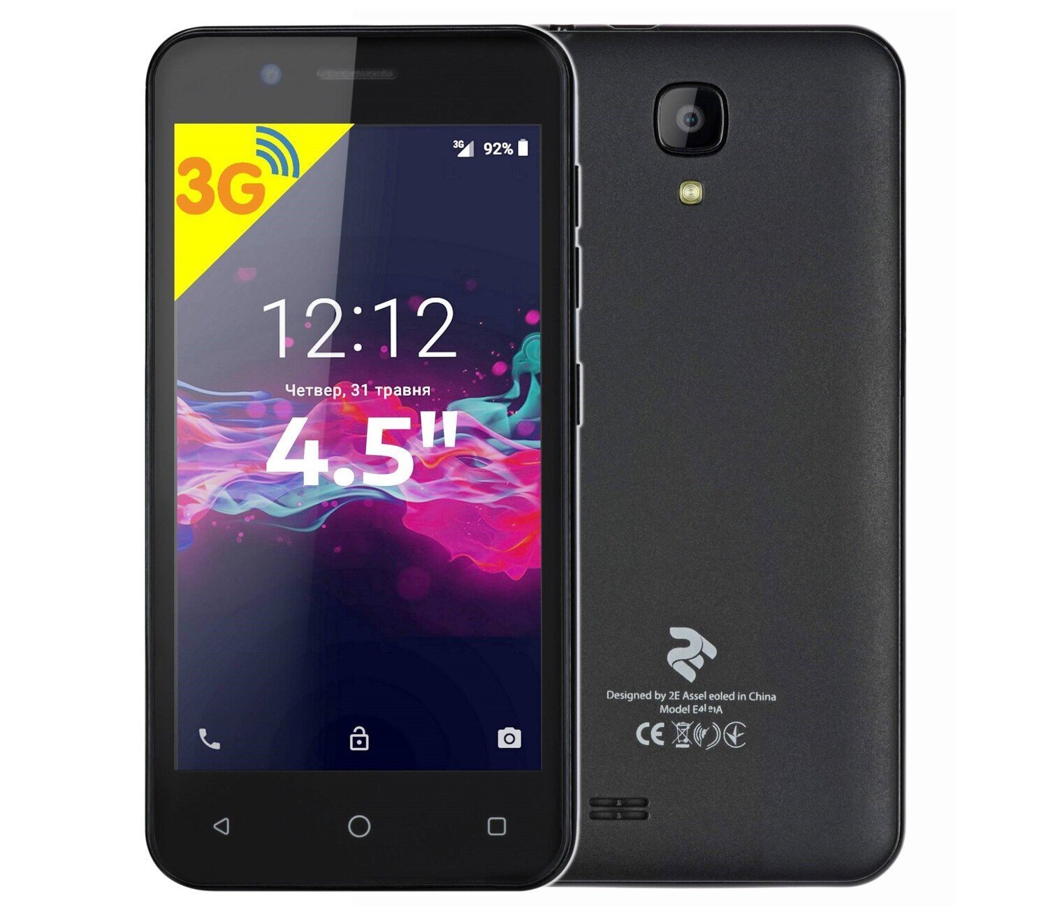 

2E E450A 2018 DualSim Black