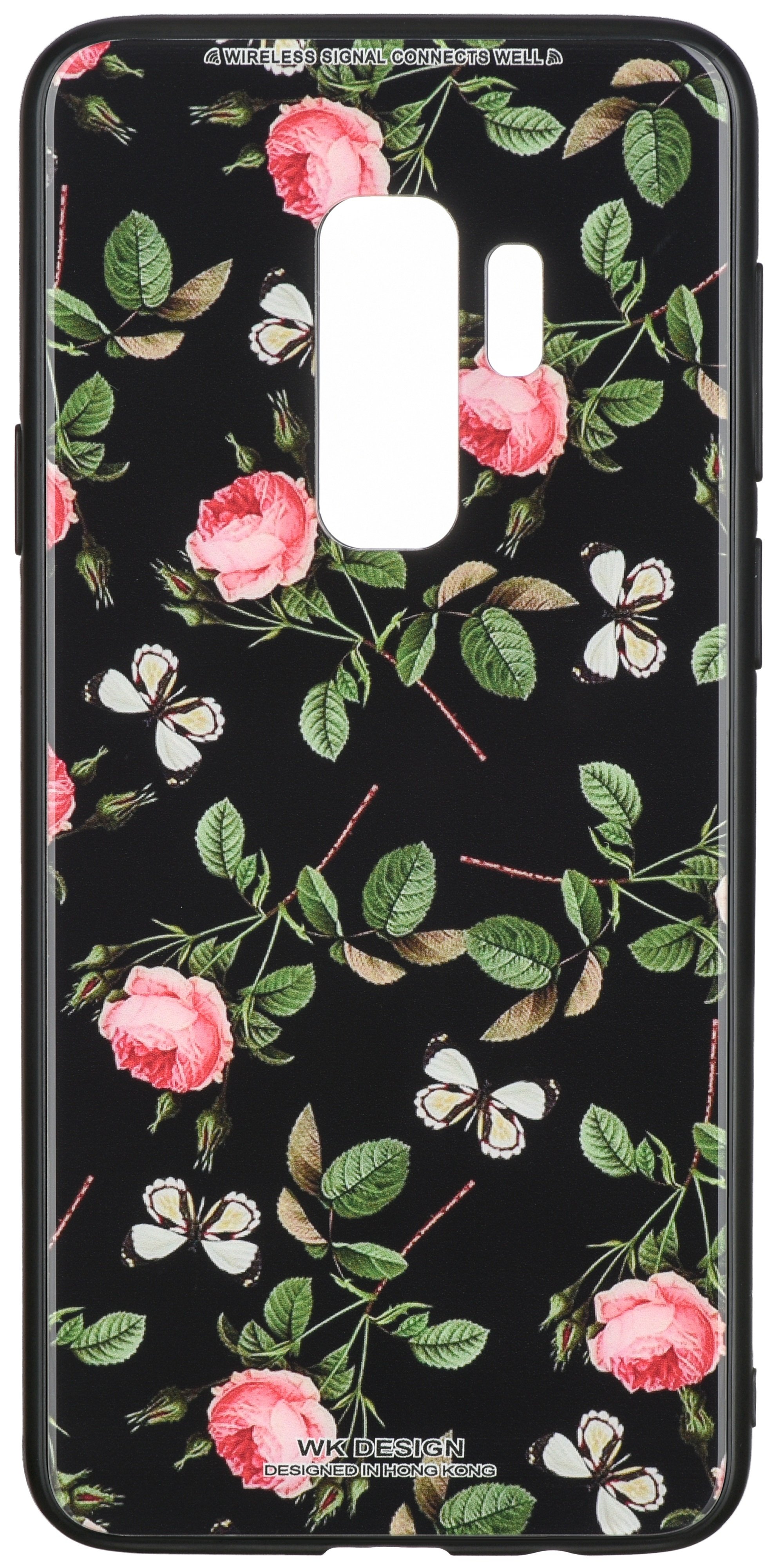 

WK для Galaxy S9+ (G965) WPC-061 Flowers RD/BK (681920359807), Чёрный