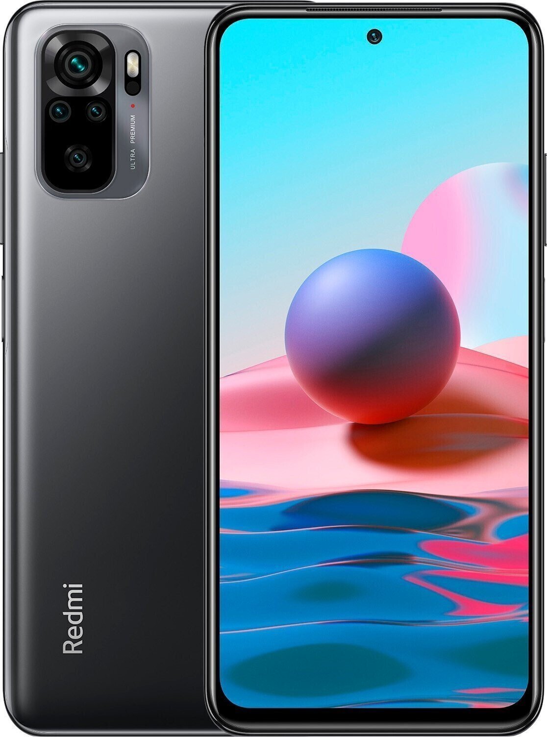 

XIAOMI Redmi Note 10 4/64Gb Onyx Gray (M2101K7AG), Cерый