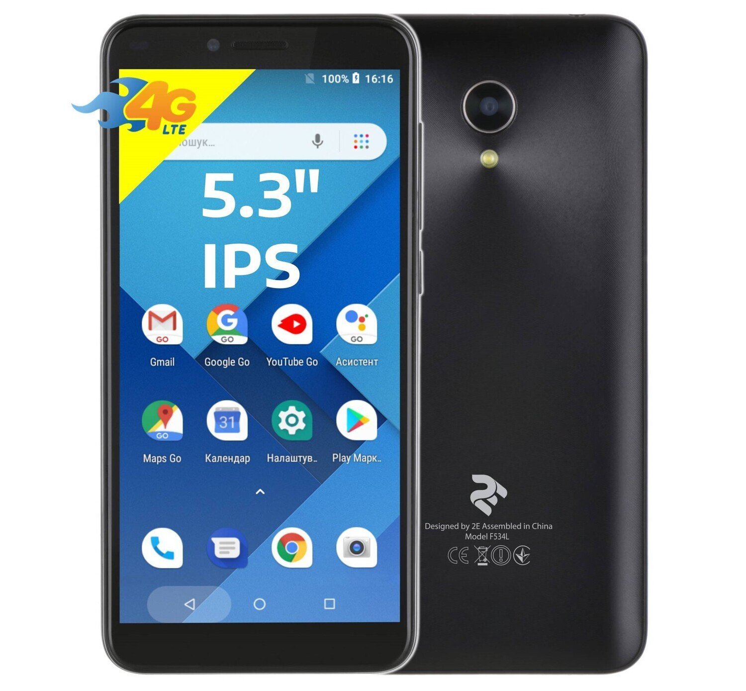 

2E F534L 2018 DualSim Black