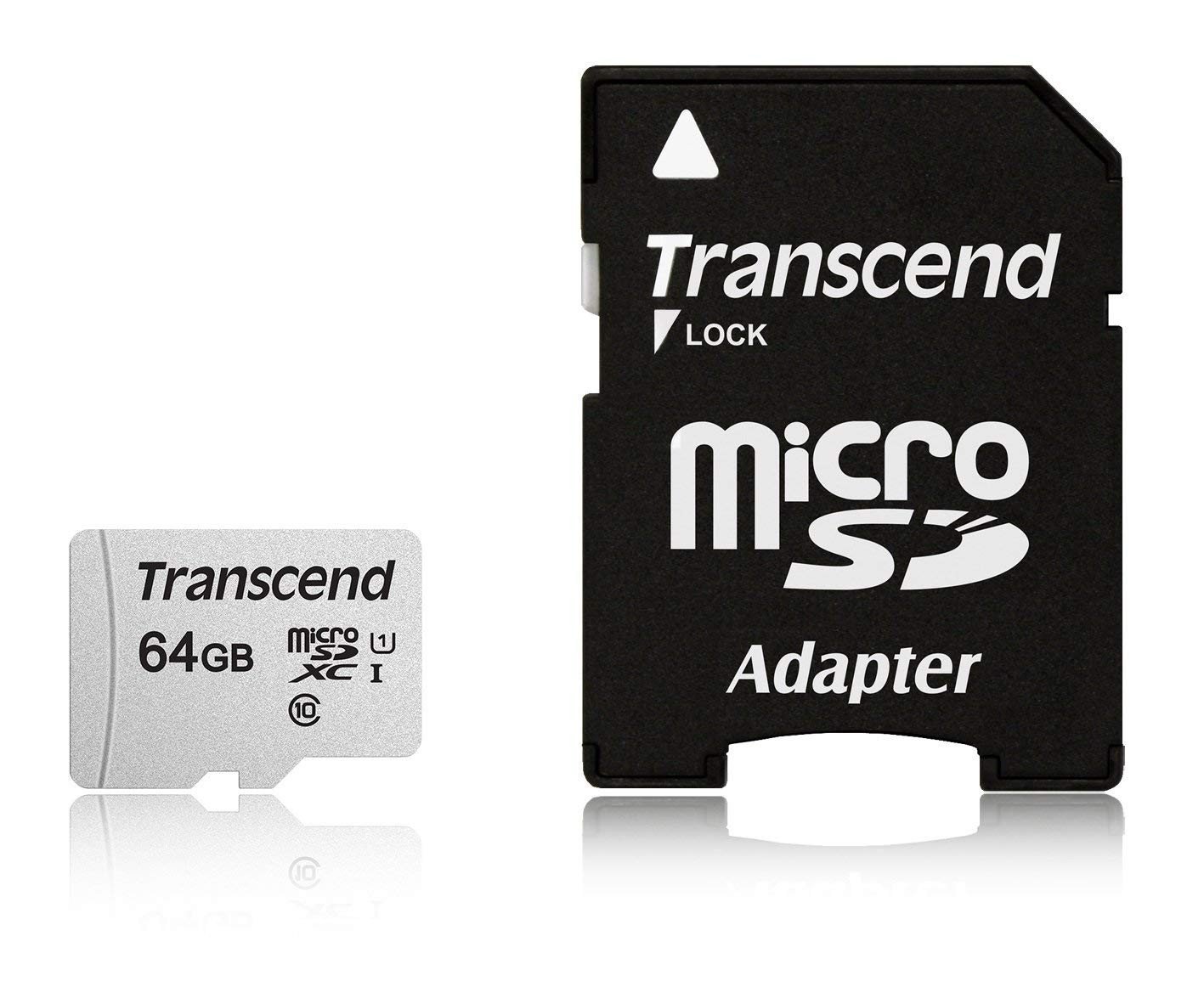 

TRANSCEND microSDXC 300S 64GB UHS-I U1 + ad (TS64GUSD300S-A)