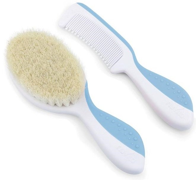 

NUVITA 0м + голубой, расческа и щеточка (NV1137COOLBLUE)