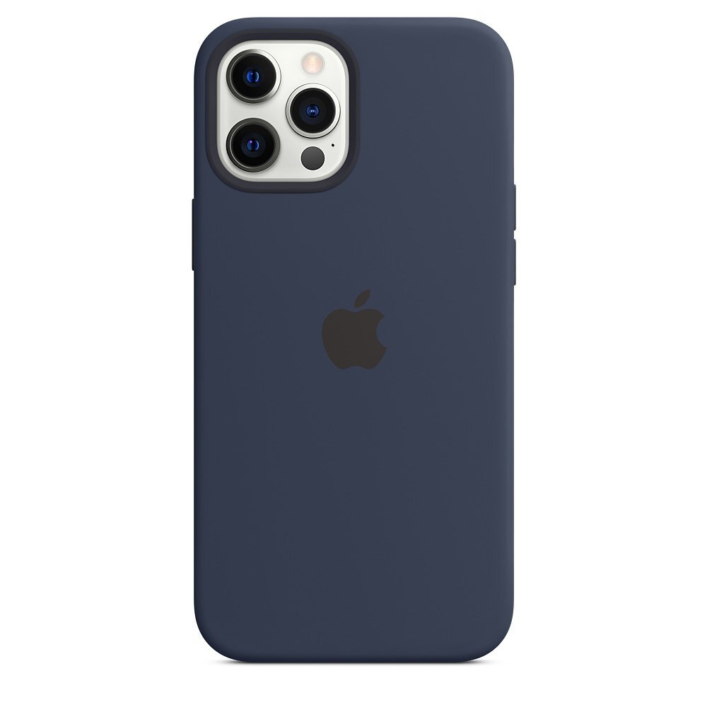 

APPLE для iPhone 12 Pro Max Silicone Case with MagSafe Deep Navy (MHLD3ZE/A), Синий