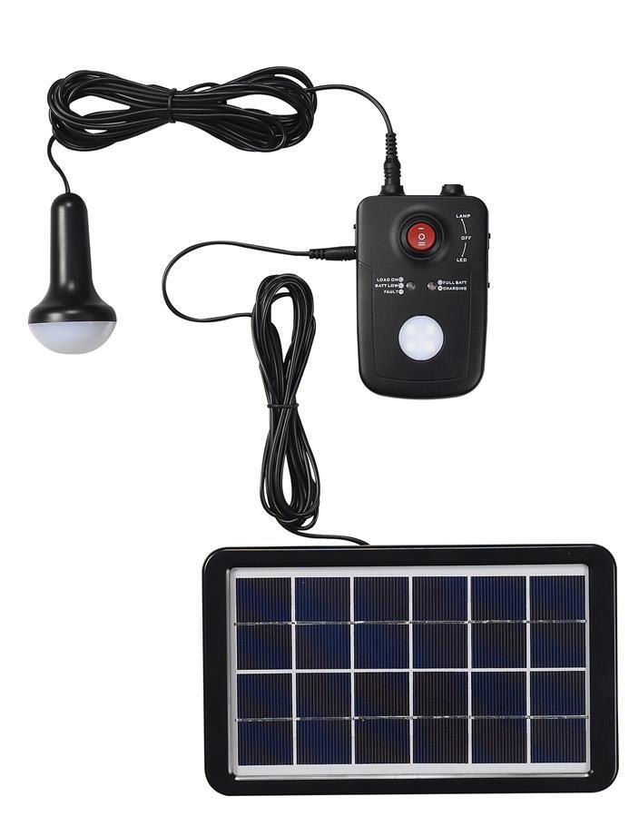 

FSP SolaLight + Солнечная панель 3W (SOLALIGHT), Чёрный