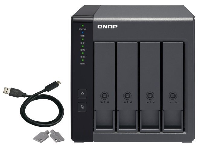 

QNAP TR-004 (TR-004), Чёрный
