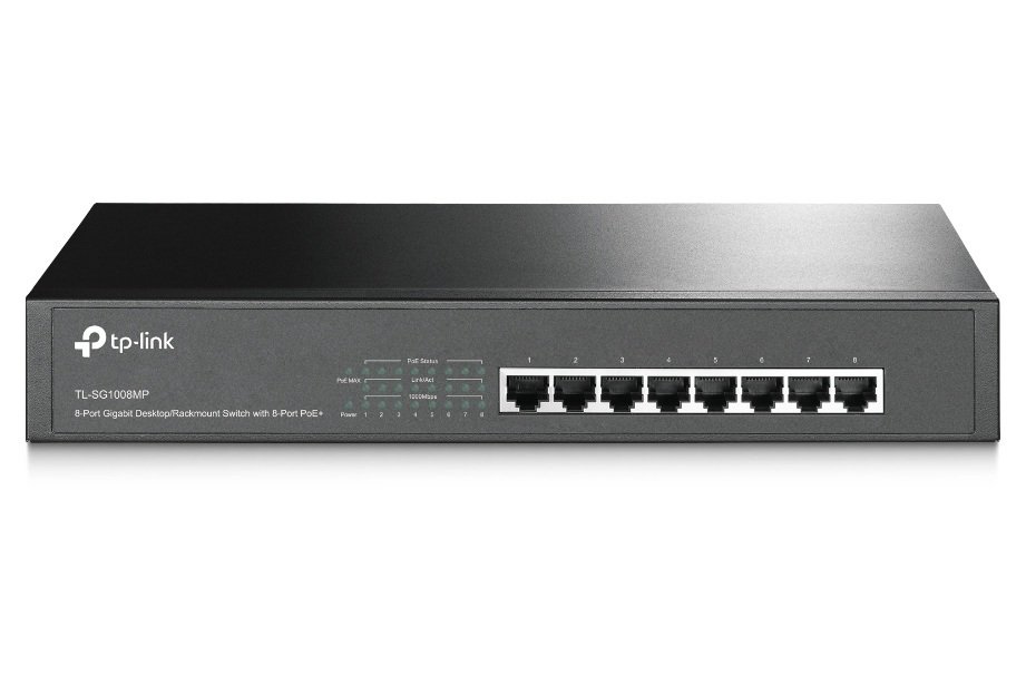 

TP-LINK TL-SG1008P, Чёрный