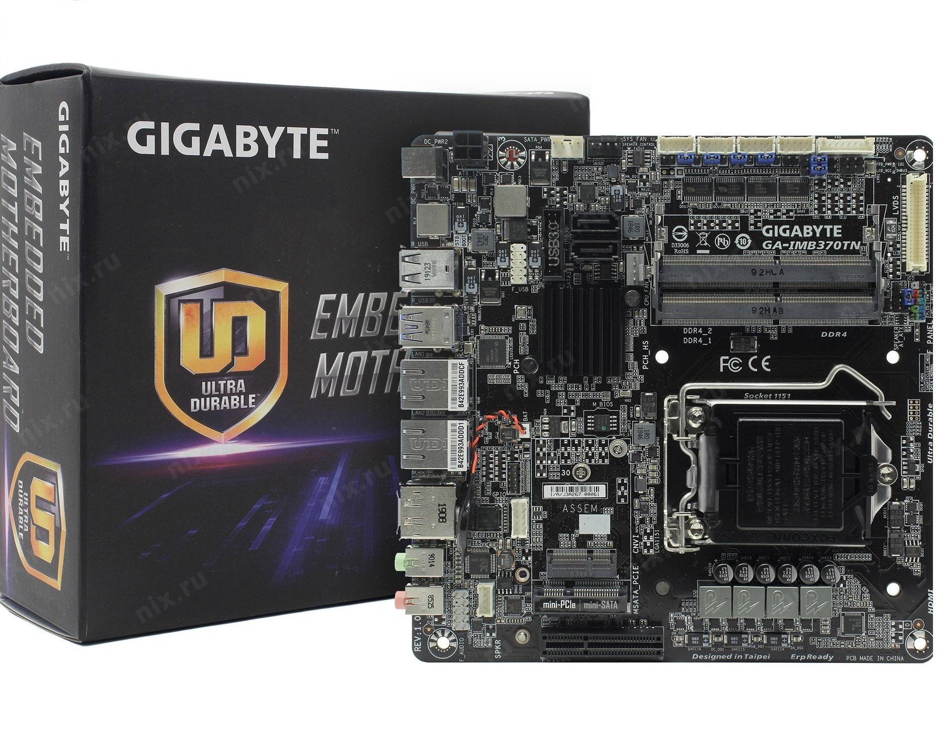 

GIGABYTE GA-IMB370TN, Чёрный
