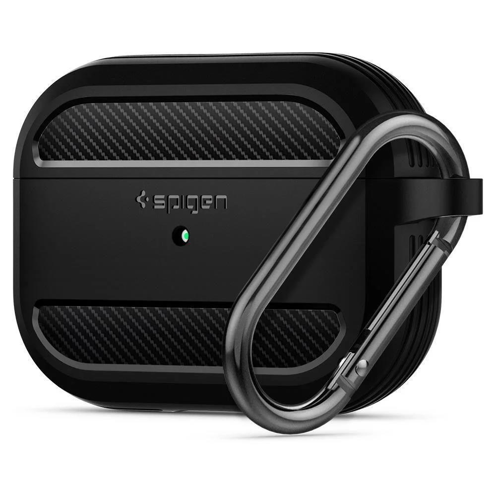 

Spigen для Airpods Pro Rugged Armor Black (ASD00540), Чёрный