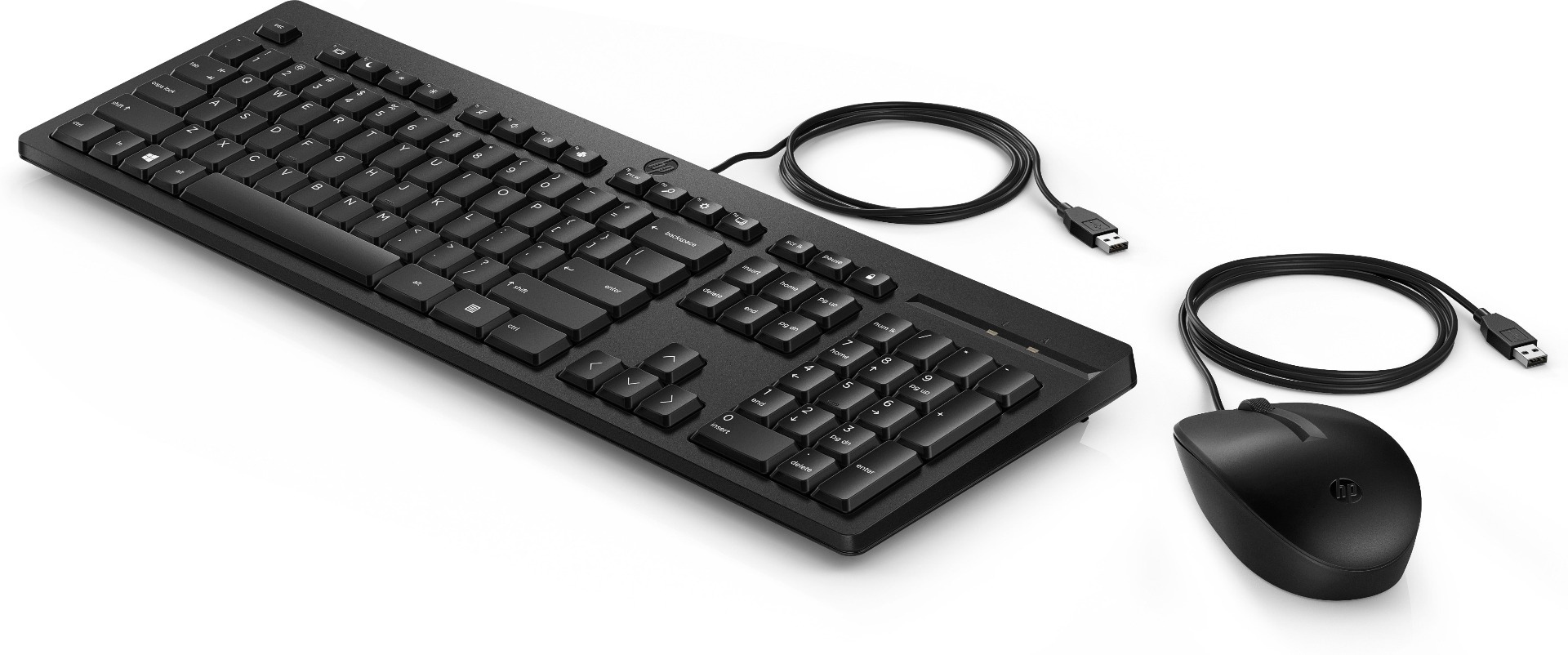 

НР Keyboard and Mouse 225 USB Black (286J4AA), Чёрный