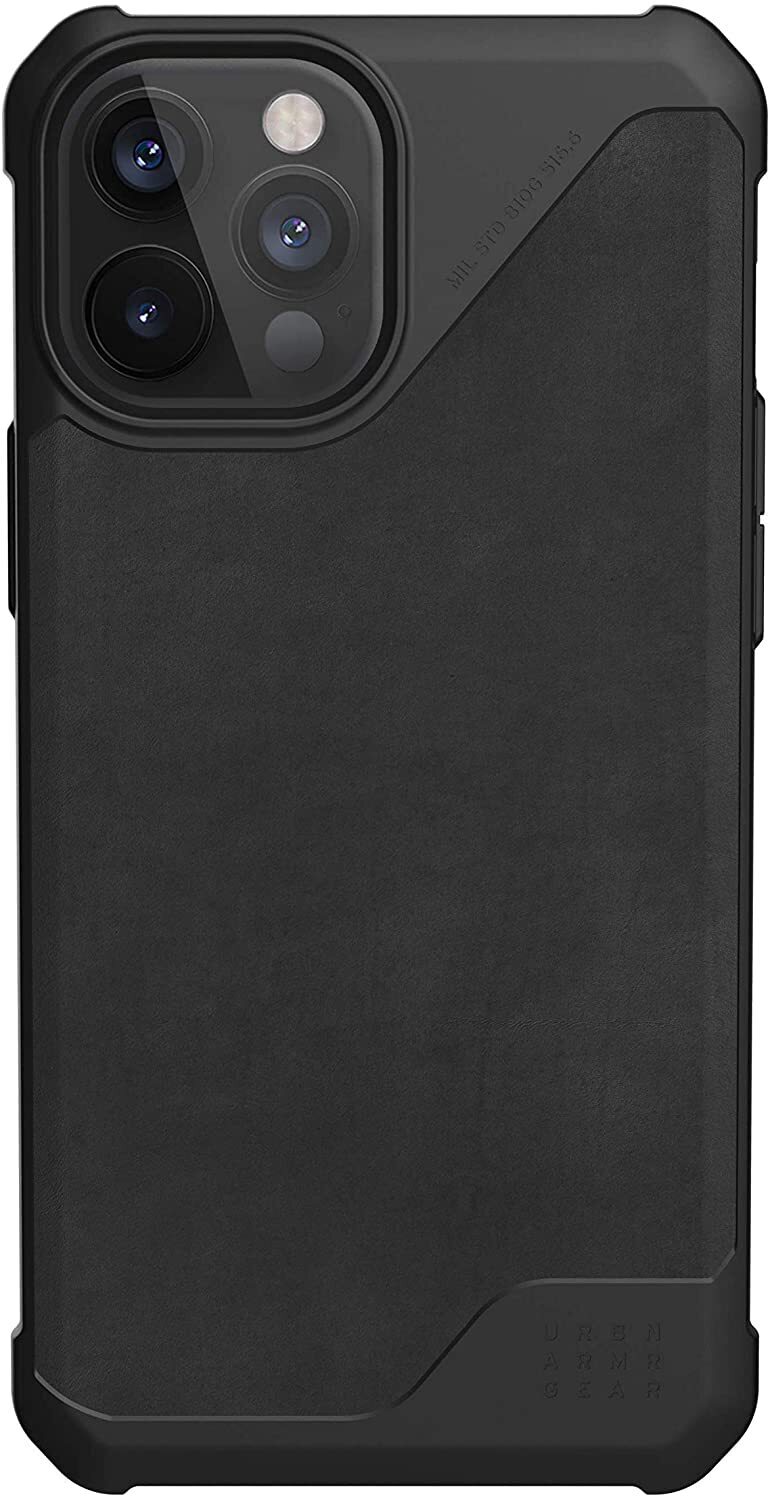

UAG для iPhone 12 Pro Max Metropolis LT Leather Black (11236O118340), Чёрный