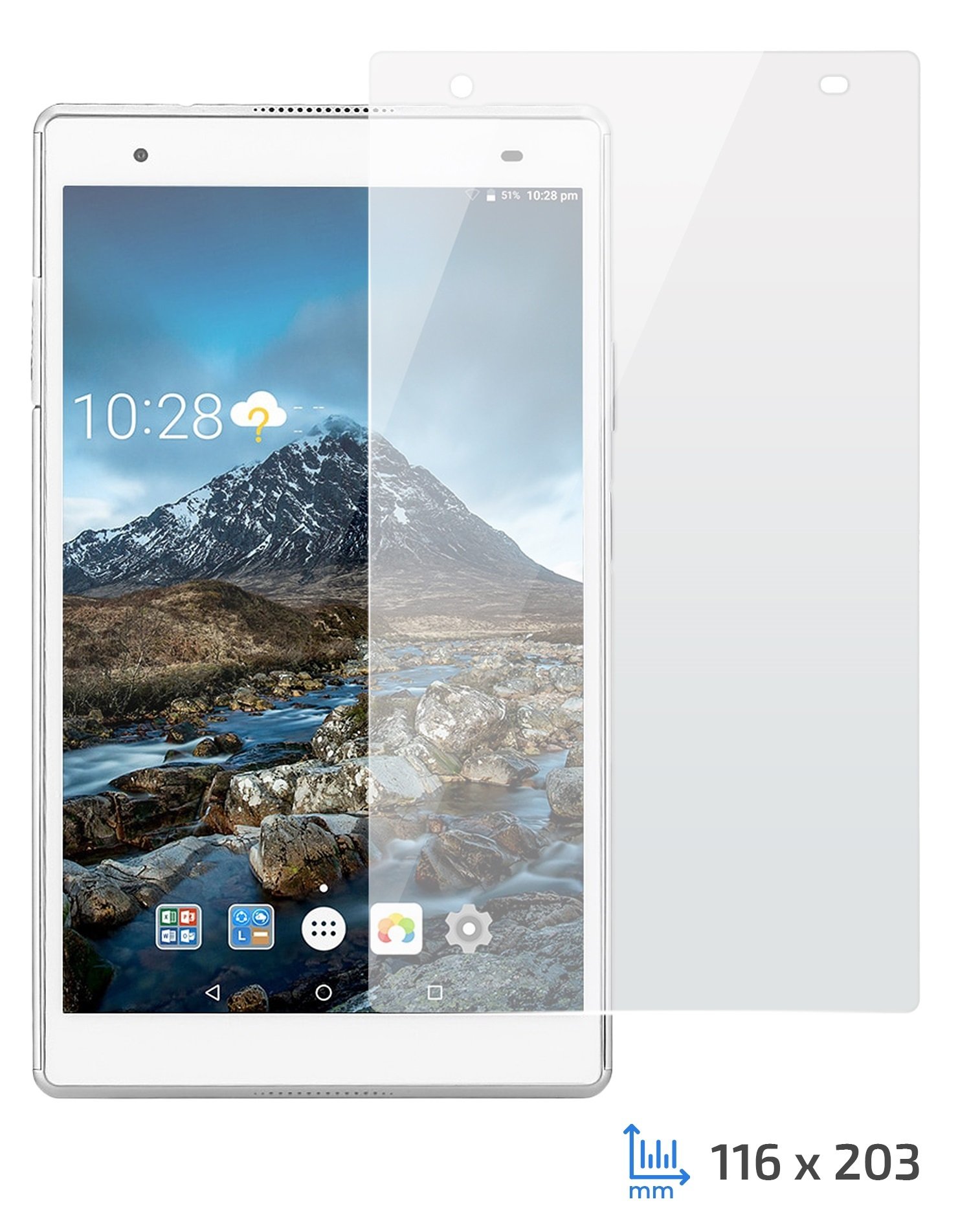 

2Е LENOVO TAB 4 8 Plus 8" 2.5D clear (2E-TGLNV-TAB4.8P), Прозрачный