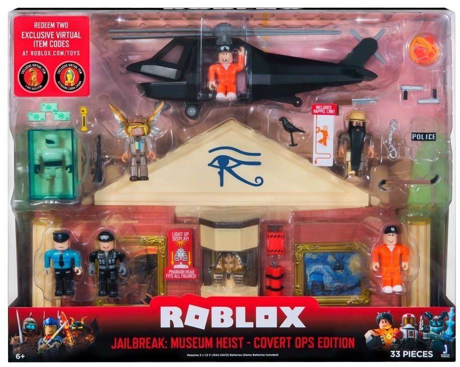 

Jazwares Roblox Deluxe Playset Jailbreak: Museum Heist - Covert Ops Edition W8 (ROB0362), Разноцветный