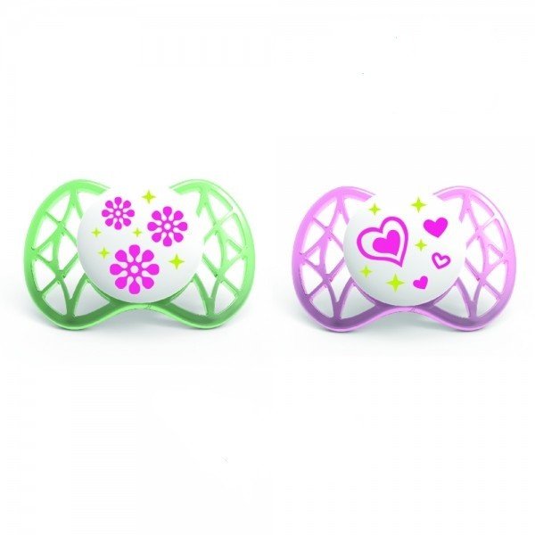 

NUVITA Air 0м+ 2шт. для девочки (NV7060Girl), Белый|салатовый