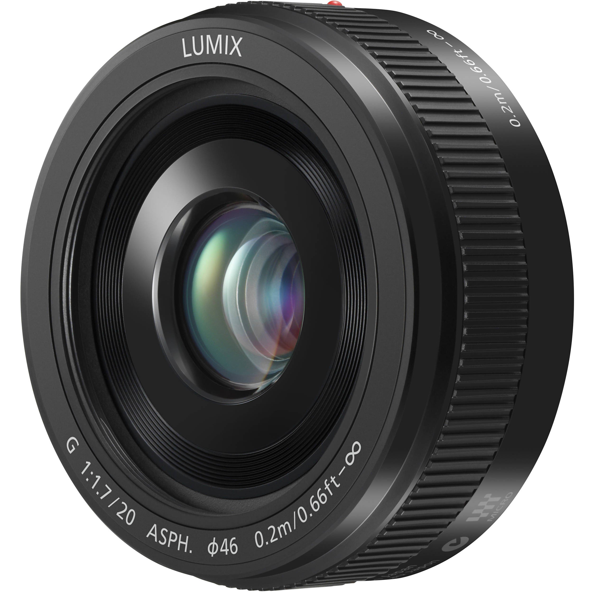 

PANASONIC 20mm f/1.7 H-H020AE-K Metal Black