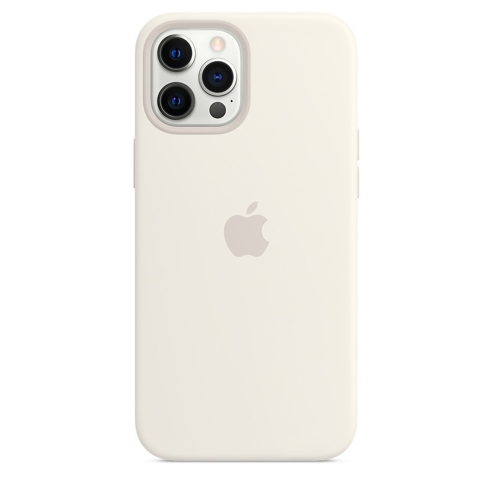 

APPLE для iPhone 12 Pro Max Silicone Case with MagSafe White (MHLE3ZE/A), Белый