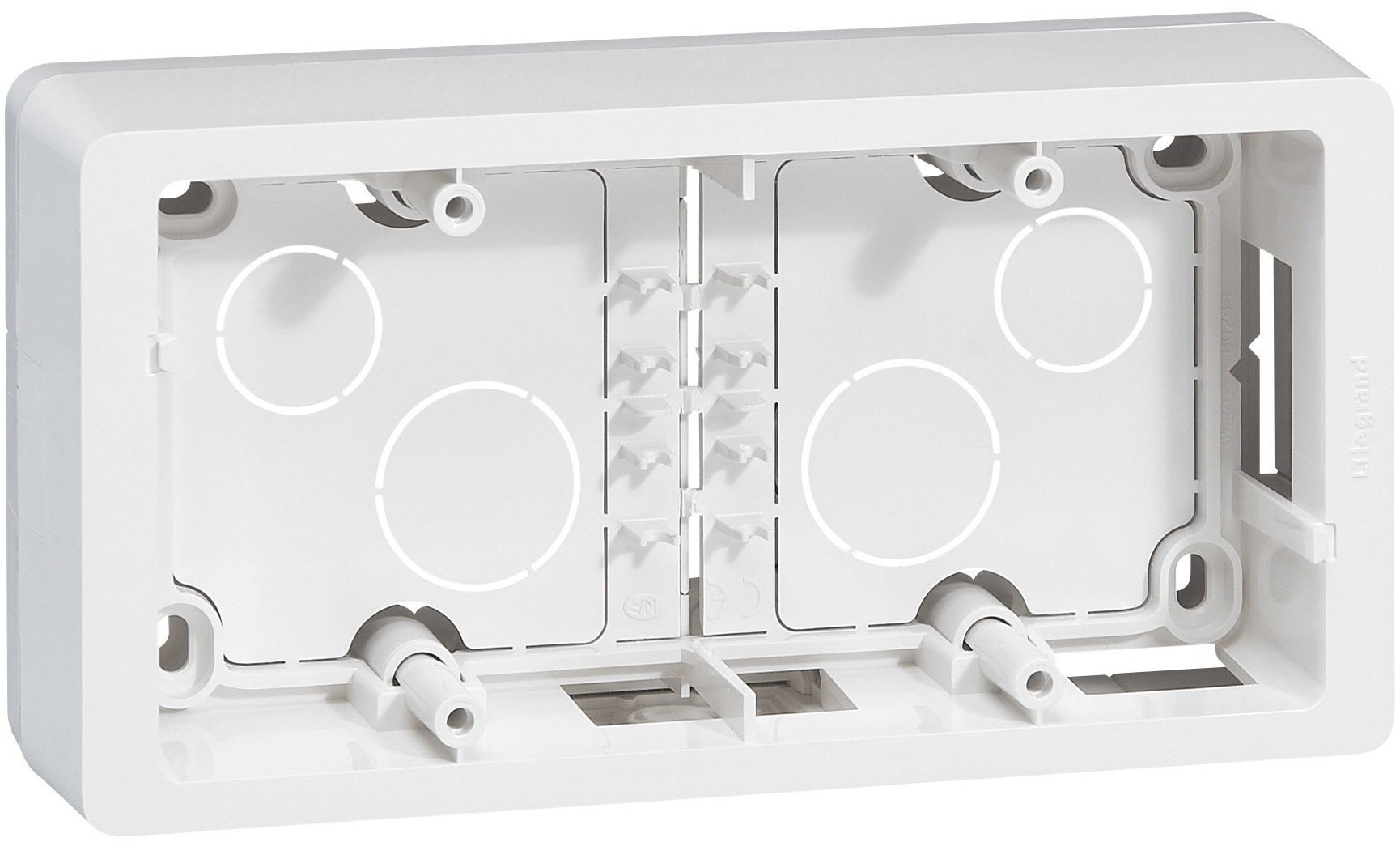

LEGRAND Коробка накладного монтажа 2 поста Celiane,Белый (80242)