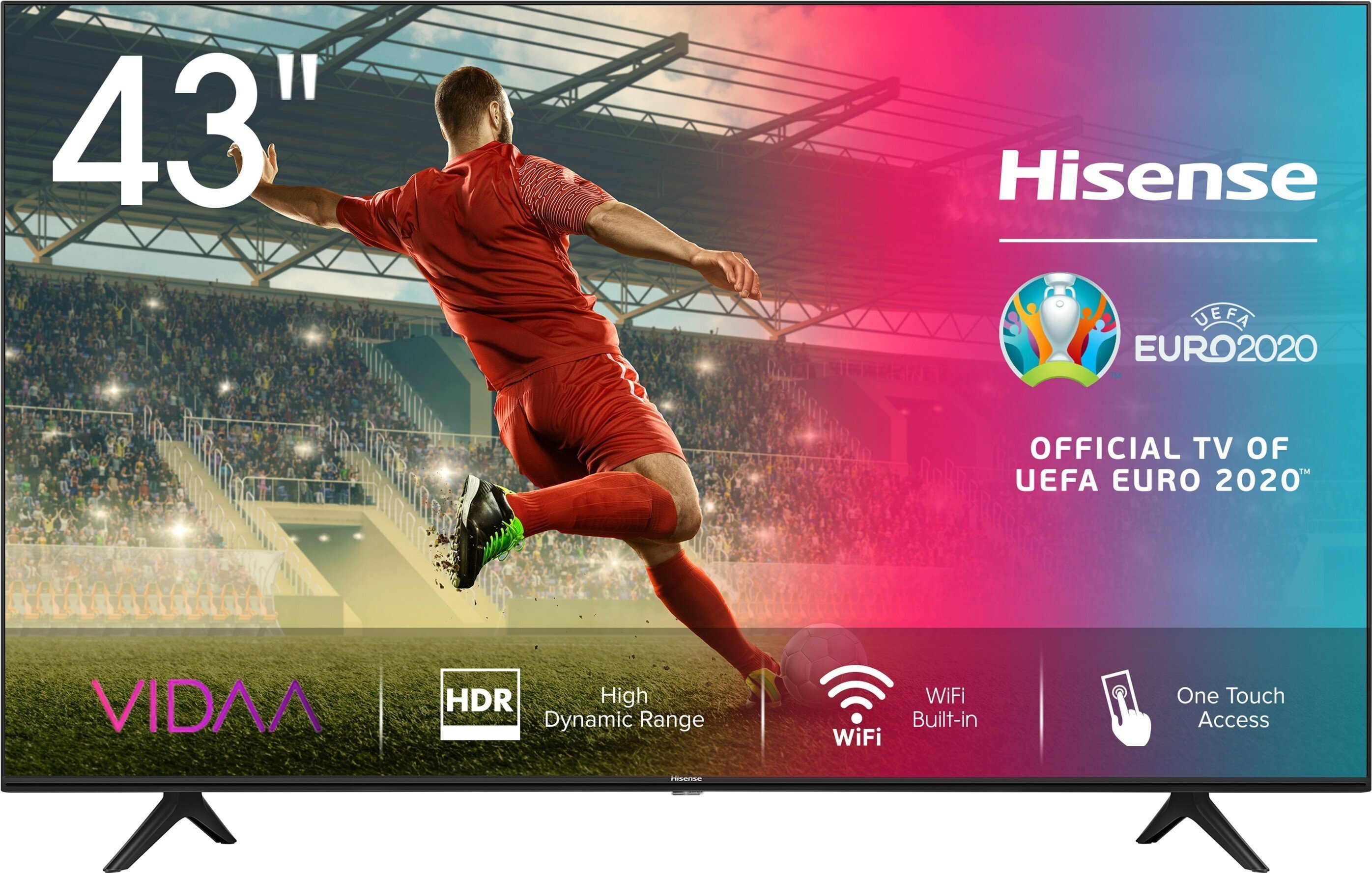 

HISENSE 43A7100F, Чёрный