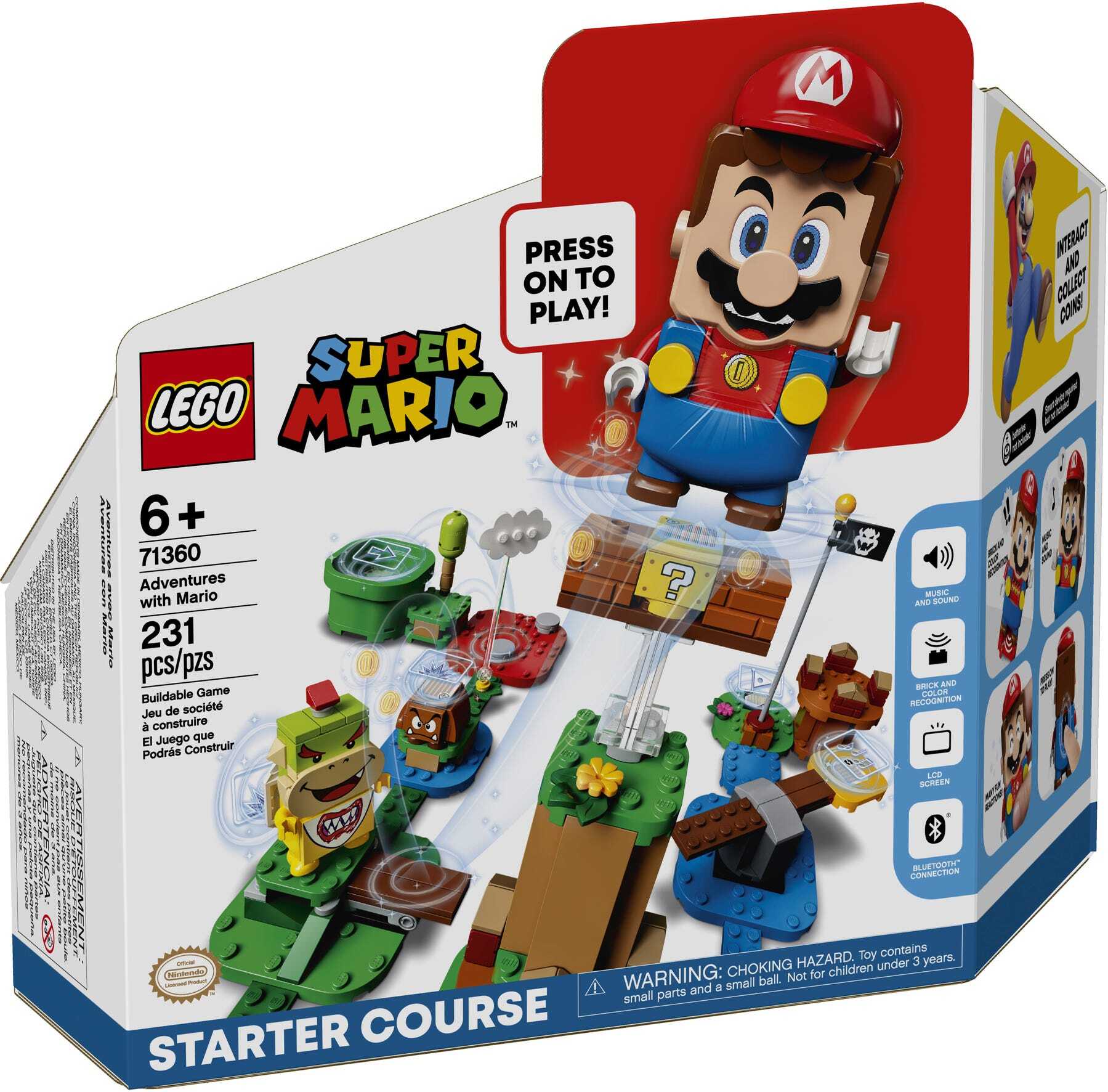 Акція на LEGO Super Mario Приключения вместе с Марио. Стартовый набор (71360) від Repka