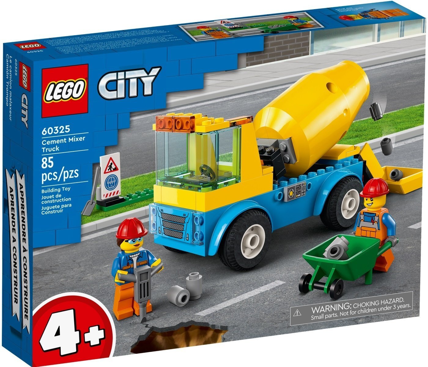 

LEGO City Грузовик-бетоносмеситель (60325), Разноцветный
