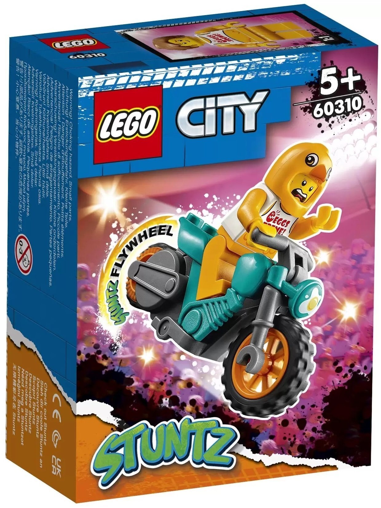 

LEGO City Акробатический трюковый мотоцикл (60310), Разноцветный