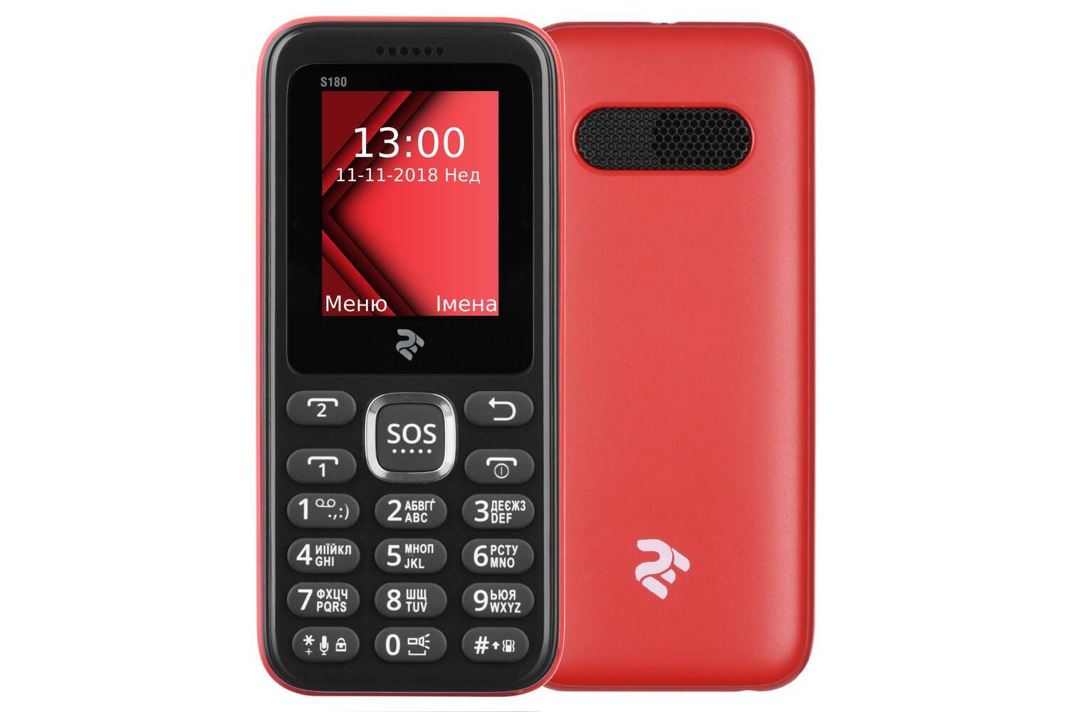 

2E S180 Dual Sim Red